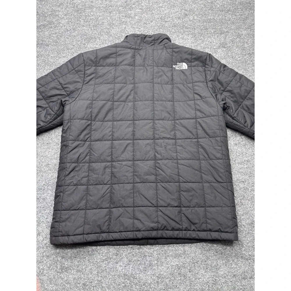 The North Face Thermoball Eco Puffer Jacket Mens Large Black Quilted Full Zip